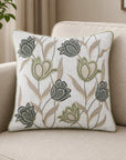 Verdant Paisley Cushion