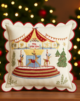 Christmas Carousel Cushion