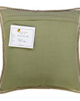 Rose Vine Embroidered Cushion