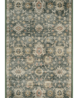 Emerald Oushak – Green Printed Rug