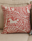Tree of Life Cushion Cover – Red & Blue