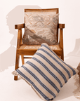 Coastal Stripe Blue Cushion