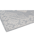 Grey Tribal Trellis Rug