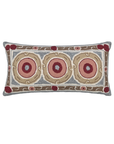 Rustic Halo Hand Embroidered Lumbar Cushion