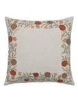 Vibrant Edge Embroidered Cotton Cushion