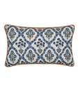 Azure Bloom Printed PET Lumbar Cushion