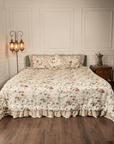 Rose Tint Bed Spread 100% Linen