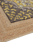 Golden Medallion Jute Border