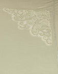 Mint Green Bed Cover Cotton Slub