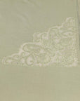 Mint Green Bed Cover Cotton Slub