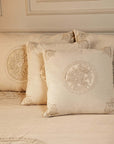 Light Beige Bed Cover Cotton Slub