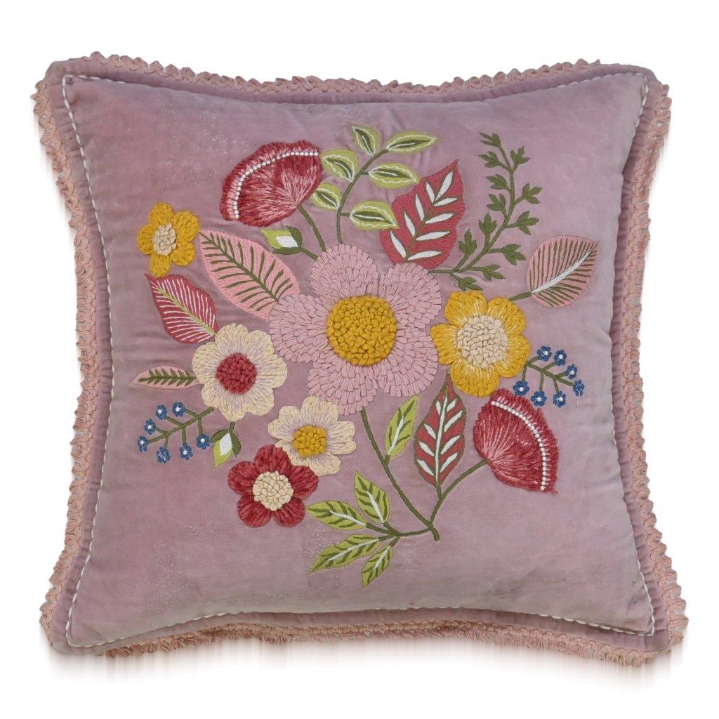 Mauve Meadow Cushion
