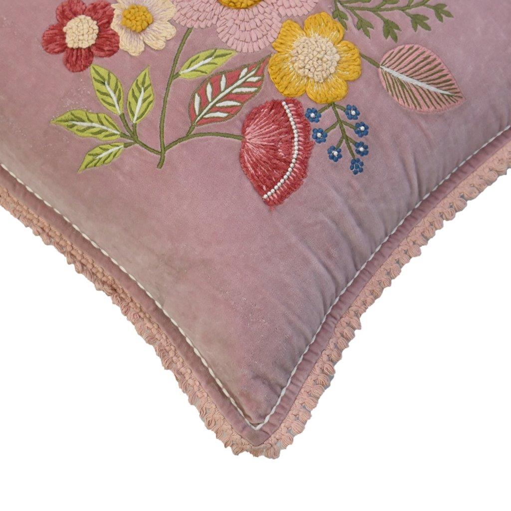 Mauve Meadow Cushion