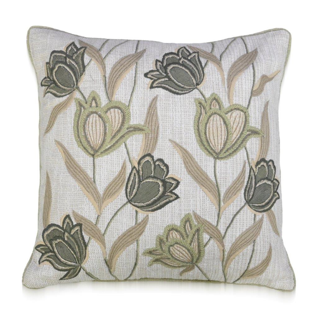 Verdant Paisley Cushion