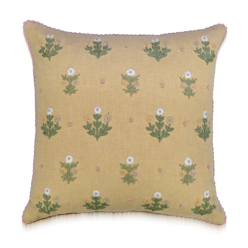 Lemon Bloom Cushion