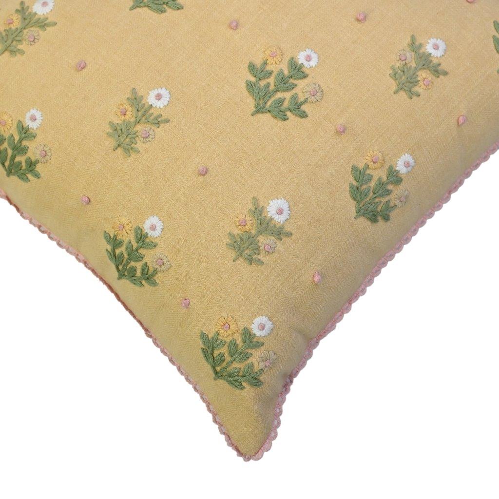 Lemon Bloom Cushion