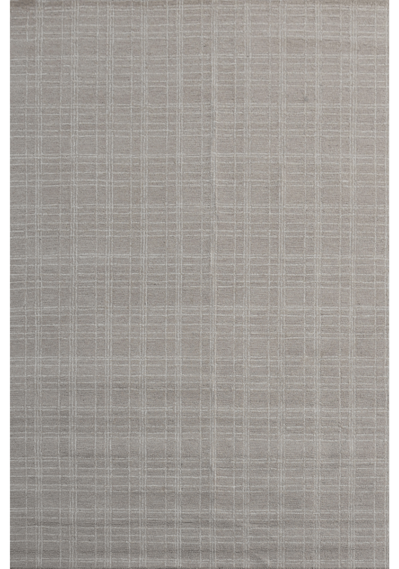hand-tufted Wool rug - Timeless Elegance with Echo Grid