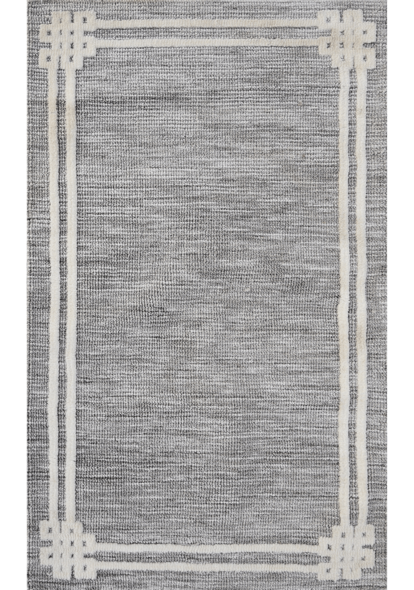 Urban Edge – Gray Border Microfibre Rug