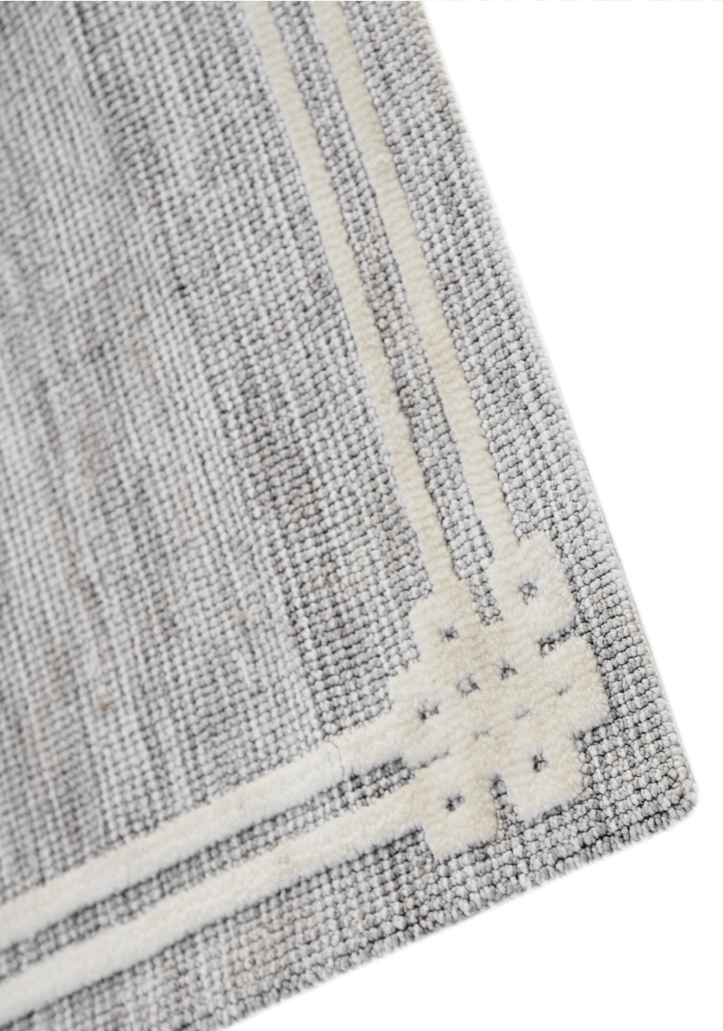 Urban Edge – Gray Border Microfibre Rug