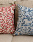 Tree of Life Cushion Cover – Red & Blue