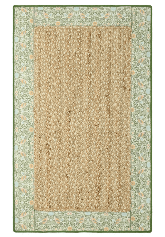 Jade Rug Texture Jade - Elegant Natural Jute Rug for Your Home