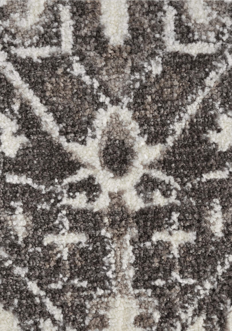 Taupe Medallion – Classic Microfibre Rug