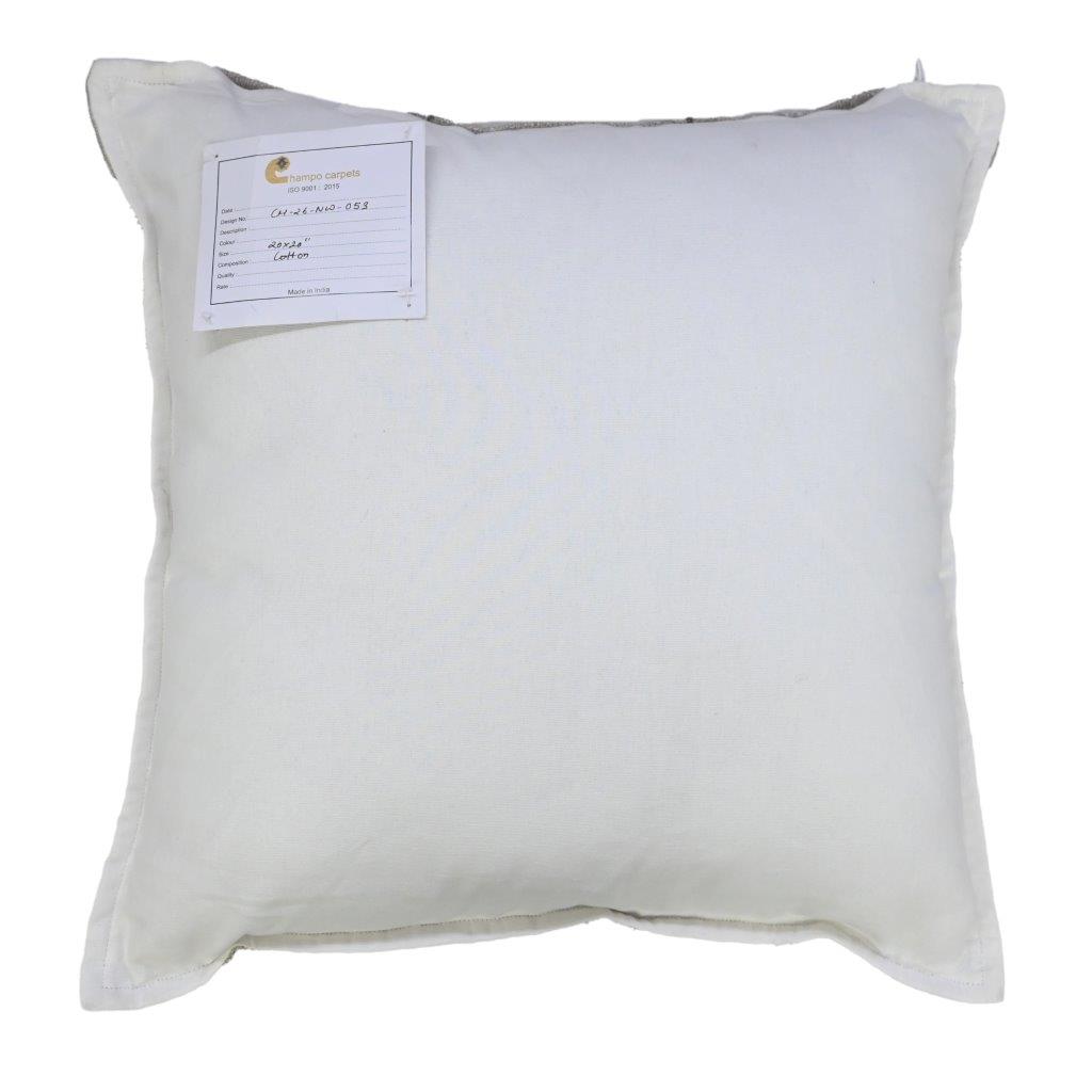 Floral Boota Embroidered Cushion