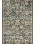 Emerald Oushak – Green Printed Rug