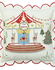 Christmas Carousel Cushion