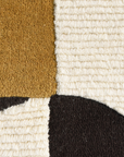 Ochre Oval – Shaggy Wool Rug