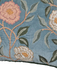 Turquoise Meadow Lace Velvet