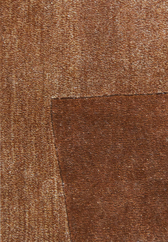 Illusion Rug: Rust-Tone Artistry for Elegant Spaces