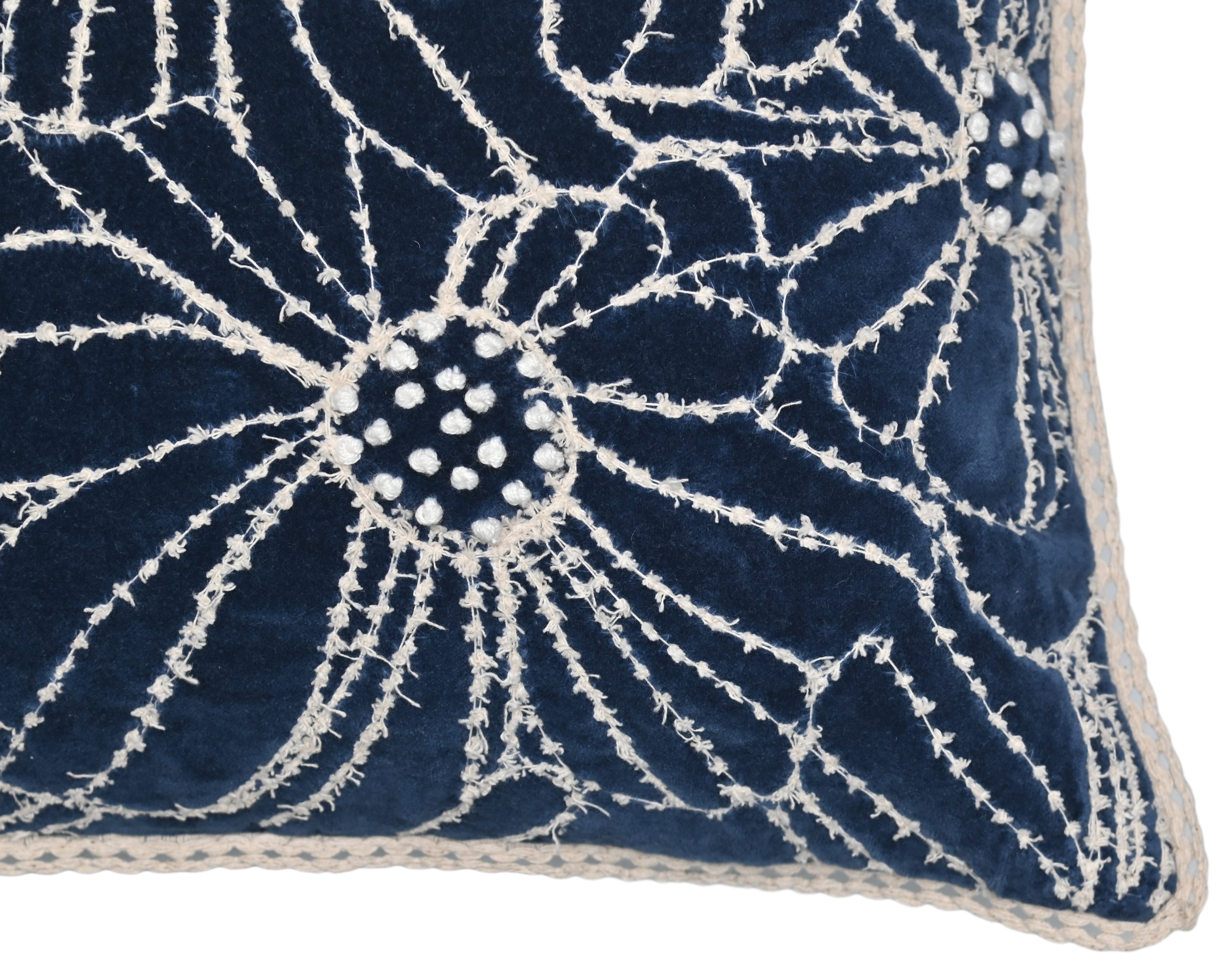 Indigo Bloom French Knot