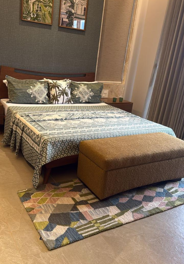 The Blue Knot piece in a customer home