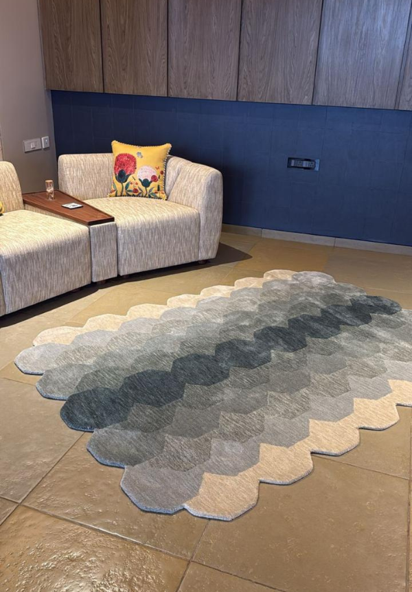 The Blue Knot piece in a customer home