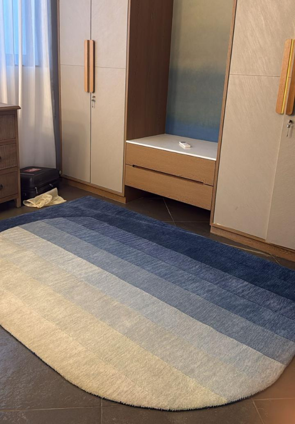 The Blue Knot piece in a customer home