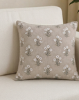 Floral Boota Embroidered Cushion