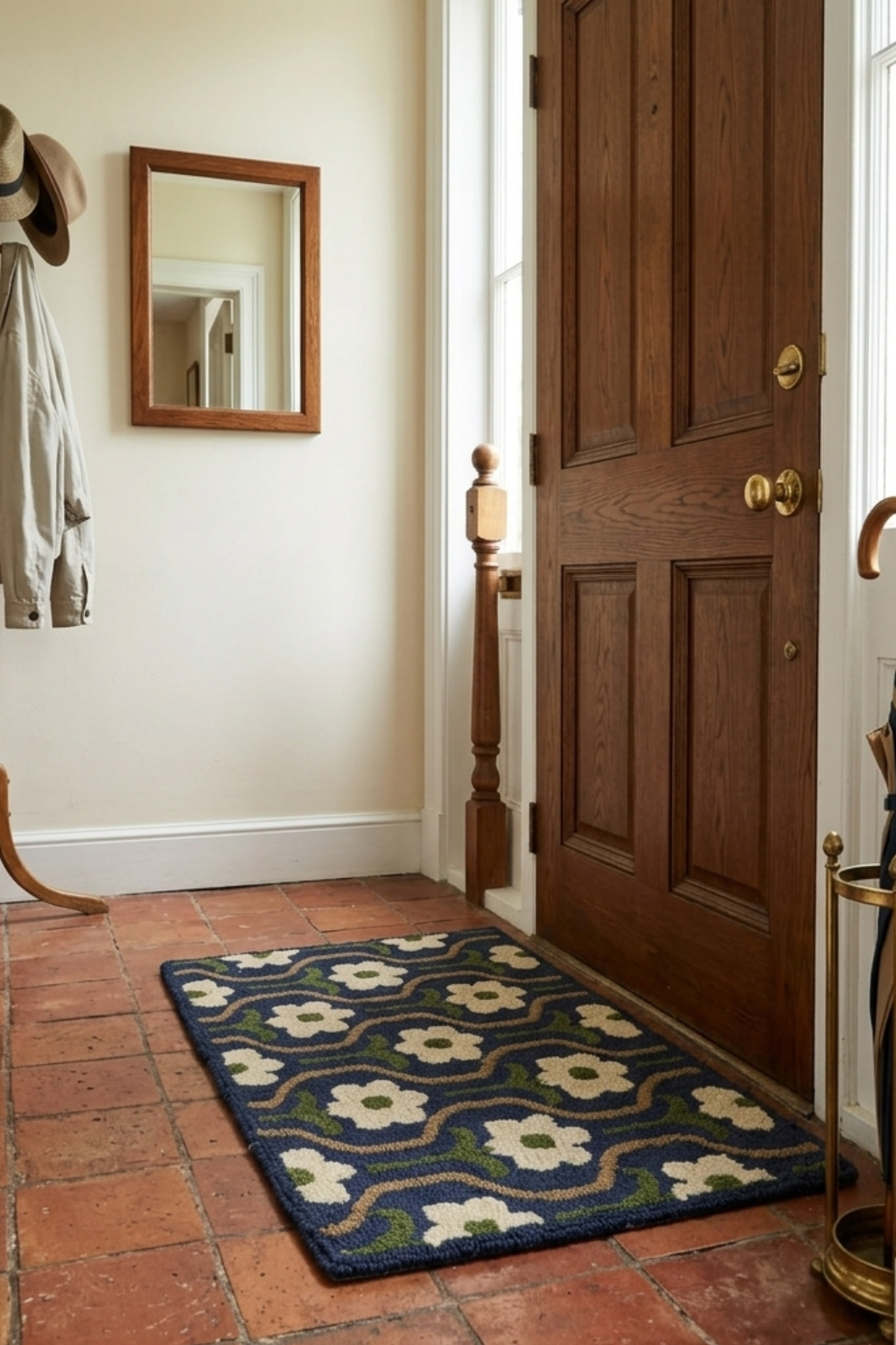 Midnight Bloom PET Doormat