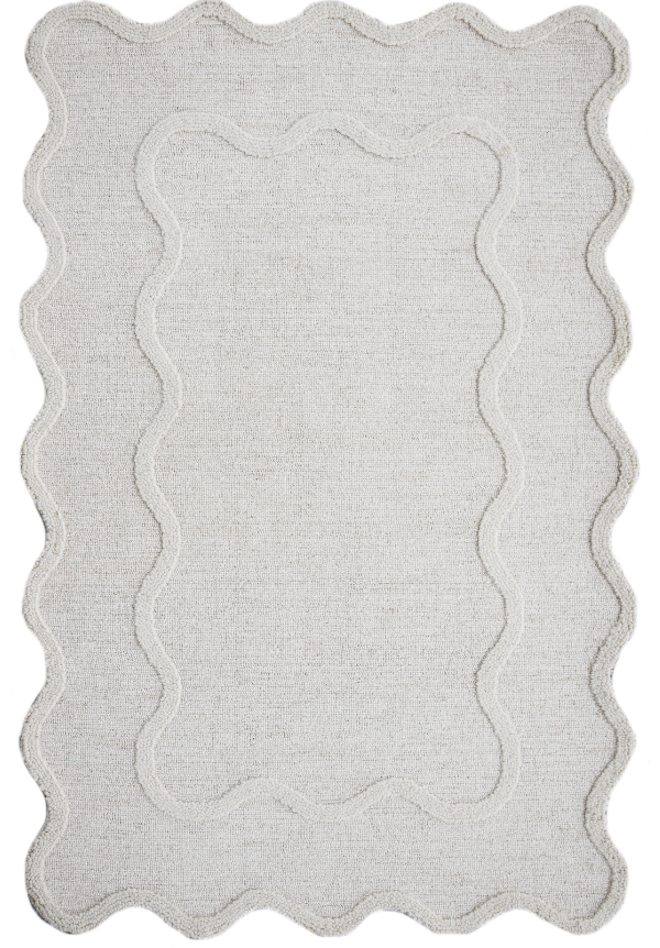 Ivory Scalloped
