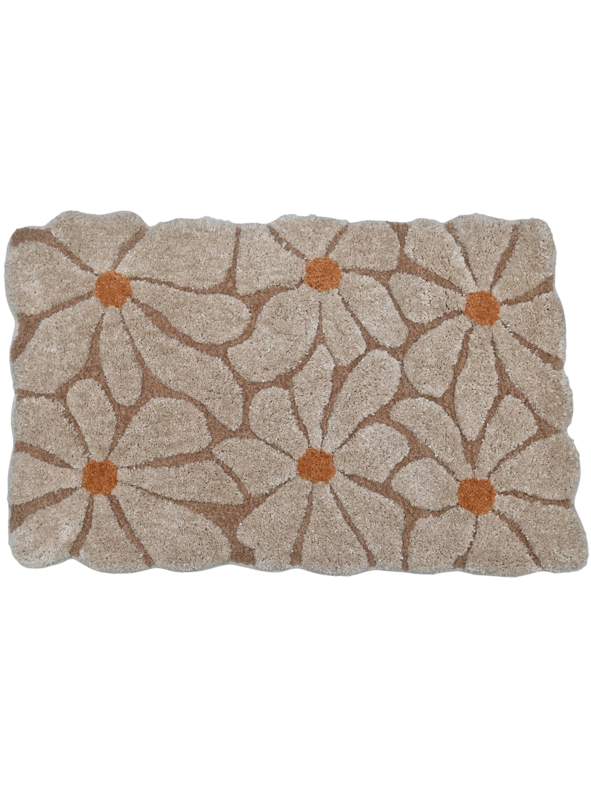 Taupe Bloom Plush