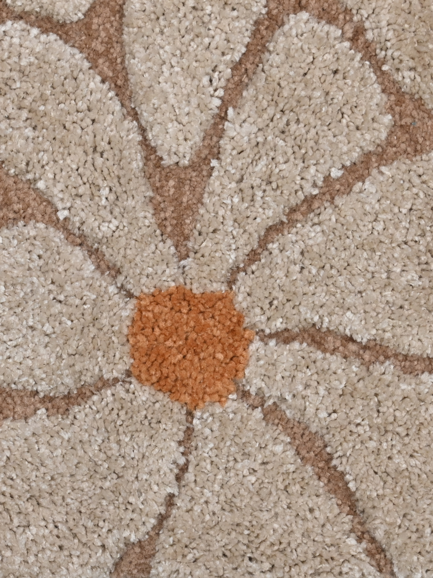 Taupe Bloom Plush