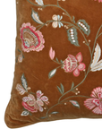 Rosewood Bloom Velvet Cushion