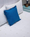 Pearl White Bed Spread Cotton Slub