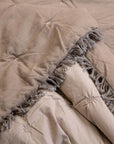 Tawny Bed Spread Cotton Slub