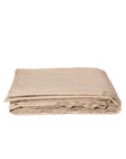 Light Beige Bed Cover Cotton Slub