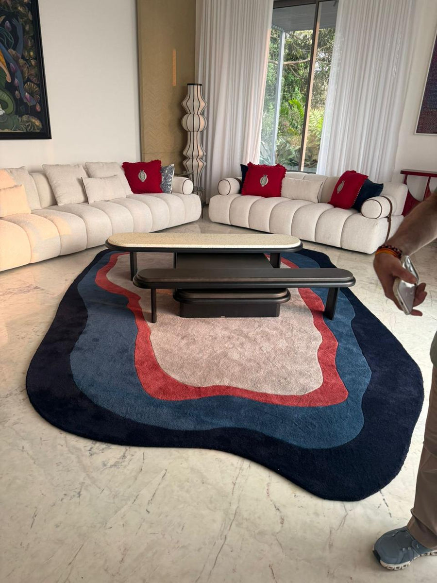 The Blue Knot piece in a customer home